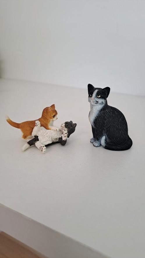 Schleich poesjes, Verzamelen, Dierenverzamelingen, Zo goed als nieuw, Beeldje of Figuurtje, Ophalen of Verzenden
