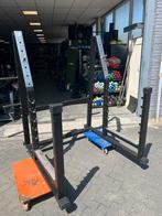 Teca squat en bankdruk rek rack, Sport en Fitness, Fitnessmaterialen, Ophalen, Gebruikt, Overige typen, Rek