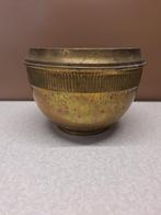 Messing Bloempot, Antiek en Kunst, Antiek | Koper en Brons, Ophalen, Koper