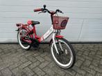 Popal Angel 20 inch meisjesfiets wit/Rood slot - verlichting, Nieuw, Ophalen of Verzenden, Handrem, Popal
