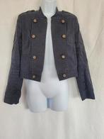 Stoer heel donkerblauw linnen+katoenen damesjasje mt 36 Barn, Blauw, ., Ophalen of Verzenden, Zo goed als nieuw