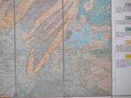 Geologische kaart landkaart Zuid Holland 1926 op linnen, Landkaart, Verzenden