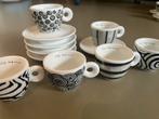 Illy kopjes 6x zwart-wit, Antiek en Kunst, Ophalen of Verzenden