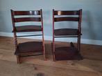Stokke tripp trapp 2 stuks donkerbruin, Ophalen, Gebruikt, Meegroeistoel, Stoelverkleiner