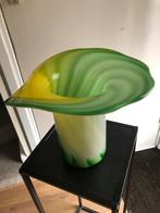 Vaas, Ophalen of Verzenden, Minder dan 50 cm, Groen, Glas