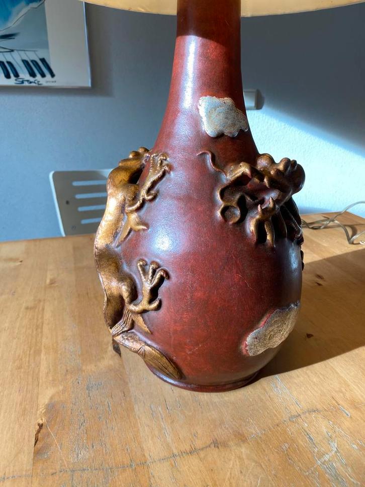 Antieke Chinese tafel lamp, Antiek en Kunst, Antiek | Keramiek en Aardewerk, Ophalen of Verzenden