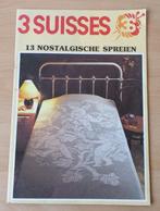 Haken - 3 Suisses - 13 Nostalgische Spreien - jaren 70, Hobby en Vrije tijd, Breien en Haken, Patroon of Boek, Gebruikt, Ophalen of Verzenden