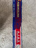 Sjaal FC Barcelona-Ajax 2014, Verzamelen, Sportartikelen en Voetbal, Ophalen of Verzenden, Zo goed als nieuw, Ajax, Vaantje of Sjaal