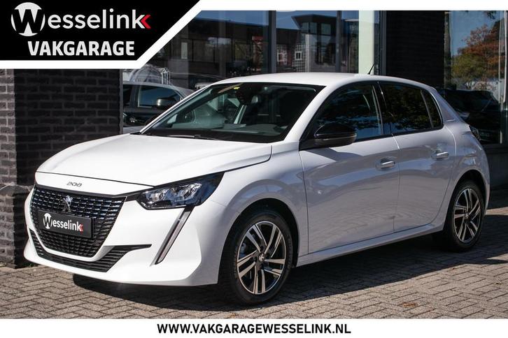 Peugeot 208 1.2 PureTech Automaat Allure - Apple CarPlay / A, Auto's, Peugeot, Bedrijf, Te koop, ABS, Achteruitrijcamera, Airbags