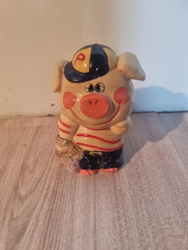 Vintage spaarpot varkentje, Ophalen of Verzenden