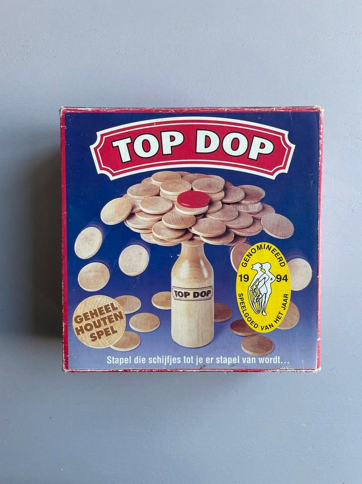 Top Dop, Hobby en Vrije tijd, Gezelschapsspellen | Bordspellen, Gebruikt, Een of twee spelers, Drie of vier spelers, Vijf spelers of meer