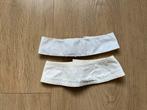 2 plastrons zonder flappen met knoopsgat, Ophalen of Verzenden, Gebruikt, Dressuur, Bovenkleding