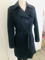 trenchcoat blauw dames mt 36, Ophalen of Verzenden, Zo goed als nieuw, Maat 36 (S), Blauw