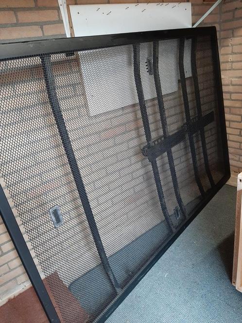 Tweepersoons Auping bed. 1.40 maal 2.10., Huis en Inrichting, Slaapkamer | Bedden, Gebruikt, Tweepersoons, 140 cm, 200 cm, Hout