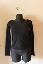 Vanilia Elements boothals shirtje S zwart, Kleding | Dames, Tops, Zwart, Ophalen of Verzenden, Lange mouw, Gedragen