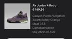 Jordan 4 retro, Kleding | Heren, Schoenen, Ophalen, Nieuw, Zwart