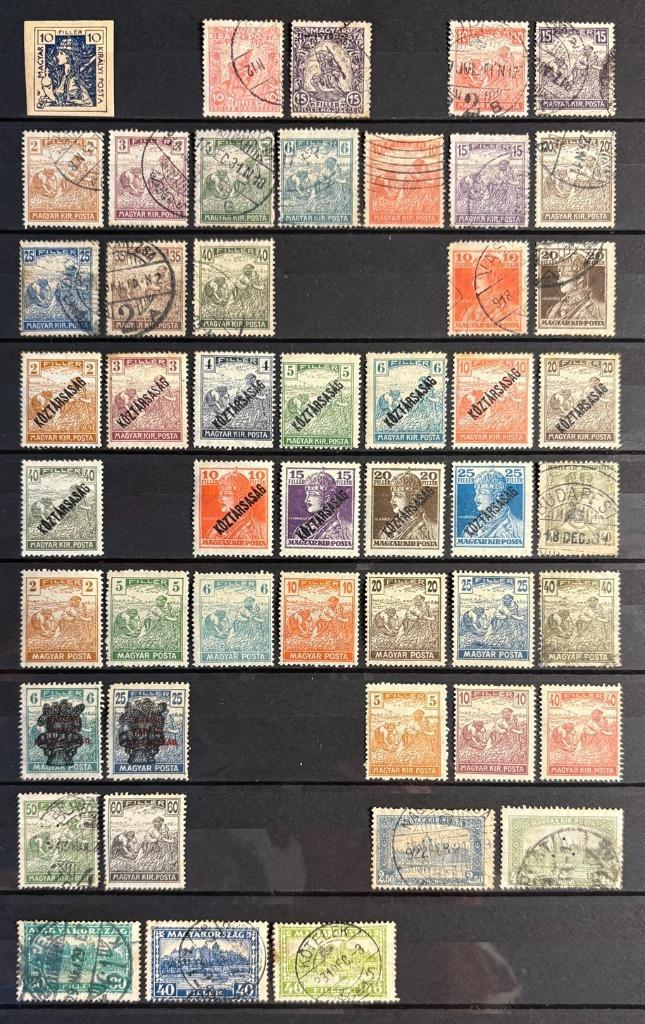 Mooie selectie HONGARIJE klassiek ongebruikt en gebruikt, Postzegels en Munten, Postzegels | Europa | Hongarije, Verzenden