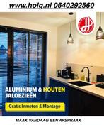 Houten Jaloezieën/Aluminium Jaloezieën,Gratis meten/montage, Huis en Inrichting, Stoffering | Gordijnen en Lamellen, Nieuw, Ophalen of Verzenden