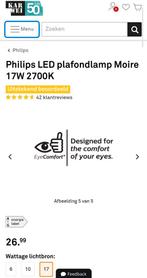 Philips Moire CL200 17W Led Plafondlamp, Huis en Inrichting, Lampen | Plafondlampen, Ophalen, Nieuw