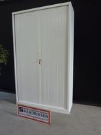ZGAN witte roldeurkast / kantoorkast / archiefkasten + slot, Gebruikt, 100 tot 150 cm, Onbkend, Onbekend