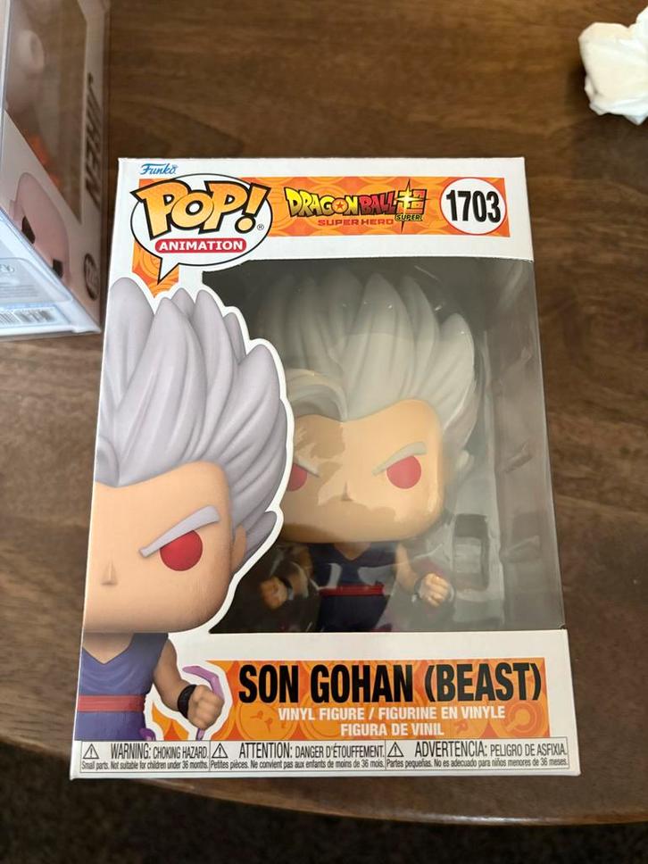 Funko Pop! Dragon Ball Z - Gohan (Beast) #1703, Verzamelen, Poppetjes en Figuurtjes, Nieuw, Ophalen