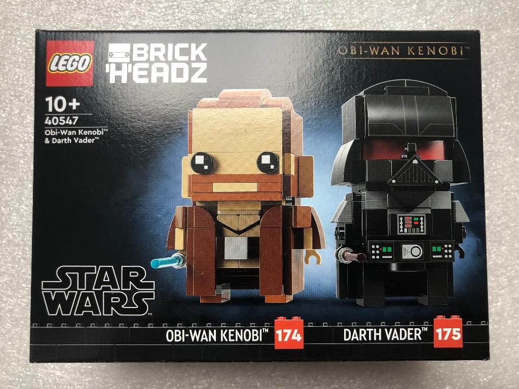 LEGO® Brickheadz 40547 - Obi-Wan Kenobi & Darth Vader *Nieuw, BrickHeadz, Lego, Nieuw, Ophalen of Verzenden