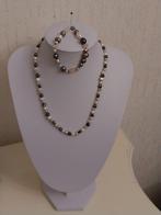 Leuk zoetwater parel sieraden setje., Ophalen of Verzenden, Zo goed als nieuw, Overige materialen, Verstelbaar