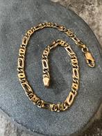 Prachtige 18k (750) gouden valkenoog armband met witgoud