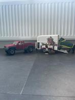 Schleich pick-up met paardentrailer, Ophalen of Verzenden, Zo goed als nieuw