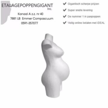 Zwangerschaps Torso / Positie Piepschuim Torso / EPG beschikbaar voor biedingen