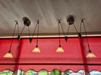 Hanglampjes, Huis en Inrichting, Lampen | Hanglampen, Ophalen, Gebruikt, Glas, 75 cm of meer