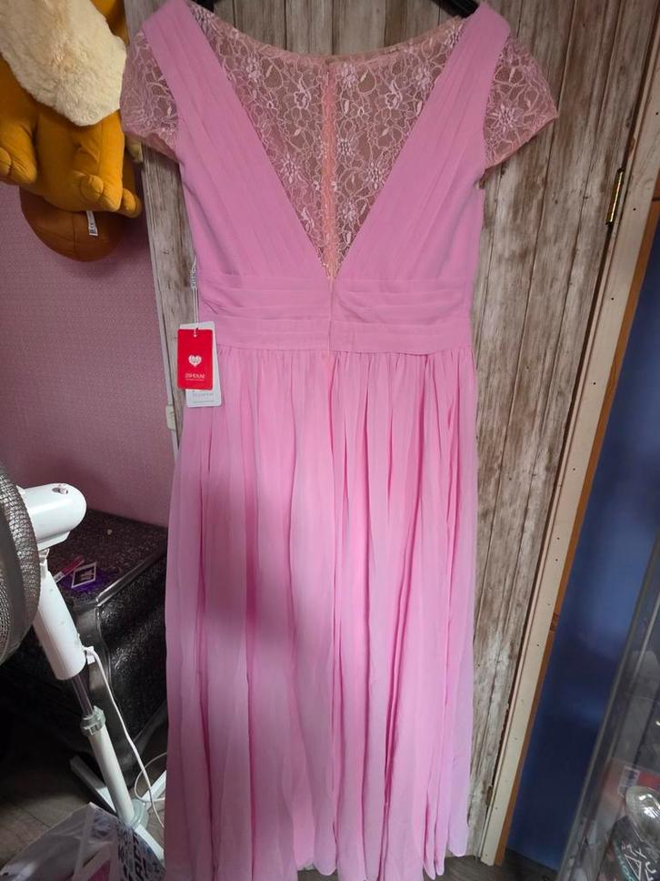 JJ's House Candy Pink Jurk - Maat 46/48, Kleding | Dames, Jurken, Nieuw, Maat 46/48 (XL) of groter, Roze, Knielengte, Ophalen of Verzenden