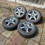 15" velgen 4x100 + Continental winterbanden, voor Smart/Clio, Auto-onderdelen, Banden en Velgen, Ophalen, Gebruikt, 15 inch, Banden en Velgen