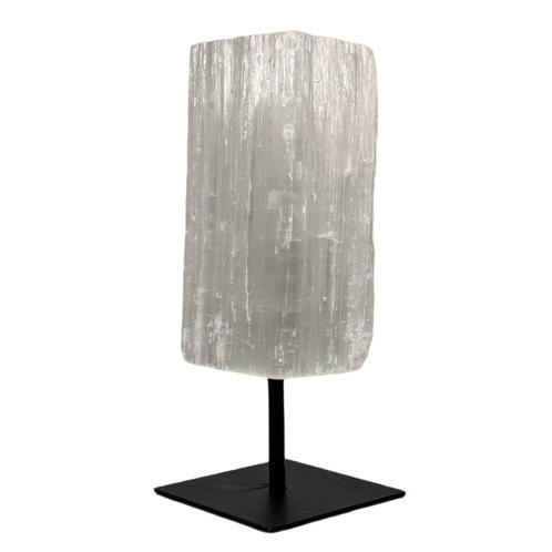 Seleniet - Op Standaard 18 cm - Mineralen en Edelstenen, Verzamelen, Mineralen en Fossielen, Mineraal, Ophalen of Verzenden
