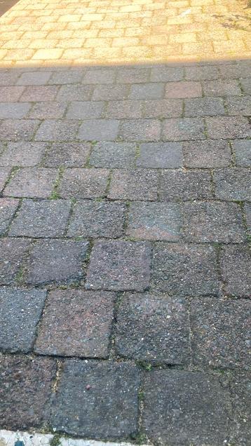 Cobblestones tuintegel betonnen klinker 14x14 gemixt bont beschikbaar voor biedingen