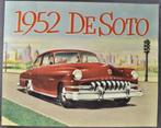 1952 DeSoto De Soto Custom Four Door Sedan Brochure USA, Gelezen, Verzenden