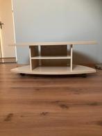 Tv kast op wielen, ahorn kleur, Ophalen, Gebruikt, 55 tot 75 cm, Bijzettafel of tv meubel