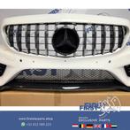 W205 C43 AMG VOORBUMPER + GT GRIL Mercedes C Klasse WIT COMP, Gebruikt, Voor, Mercedes-Benz, Ophalen of Verzenden