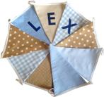 Vlaggetjes met naam - Kraamcadeau of naamslinger, Ophalen of Verzenden, Nieuw, Kraamcadeau