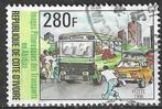 Ivoorkust 1996 - Yvert 961 - Openbaar vervoer (ST), Postzegels en Munten, Postzegels | Afrika, Ophalen, Overige landen, Gestempeld