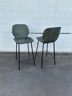 7 groene luxe bistro horeca restaurant kookeiland krukke, Huis en Inrichting, Ophalen, 5 krukken of meer, Met voetsteun, 60 tot 90 cm