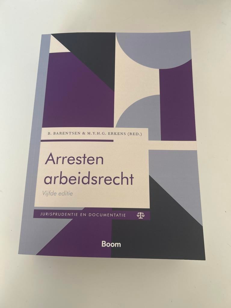 Arresten arbeidsrecht - 5e editie, Ophalen of Verzenden, Gamma, Zo goed als nieuw, WO