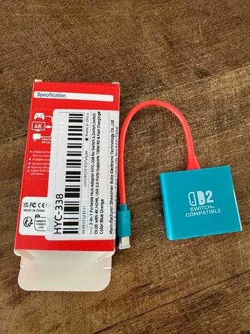 Adapter Hub voor Nintendo Switch 2 beschikbaar voor biedingen