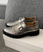 Paul Noyen zilveren moccasins, instappers, loafers 37, Kleding | Dames, Overige kleuren, Instappers, Ophalen of Verzenden, Zo goed als nieuw