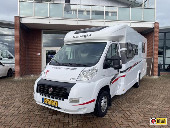 Sunlight T68, Caravans en Kamperen, Campers, Bedrijf, tot en met 2, Half-integraal, Sunlight, Fiat, Diesel, Handgeschakeld, L-zit