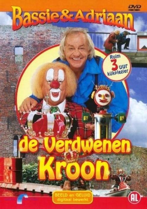 Bassie & Adriaan De Verdwenen Kroon, Cd's en Dvd's, Dvd's | Kinderen en Jeugd, Zo goed als nieuw, Film, Avontuur, Ophalen