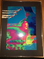 Originele Fokker F16 zeefdruk Henk van der Vet tgv 200e F16, Ophalen of Verzenden, Zo goed als nieuw, Kaart, Foto of Prent