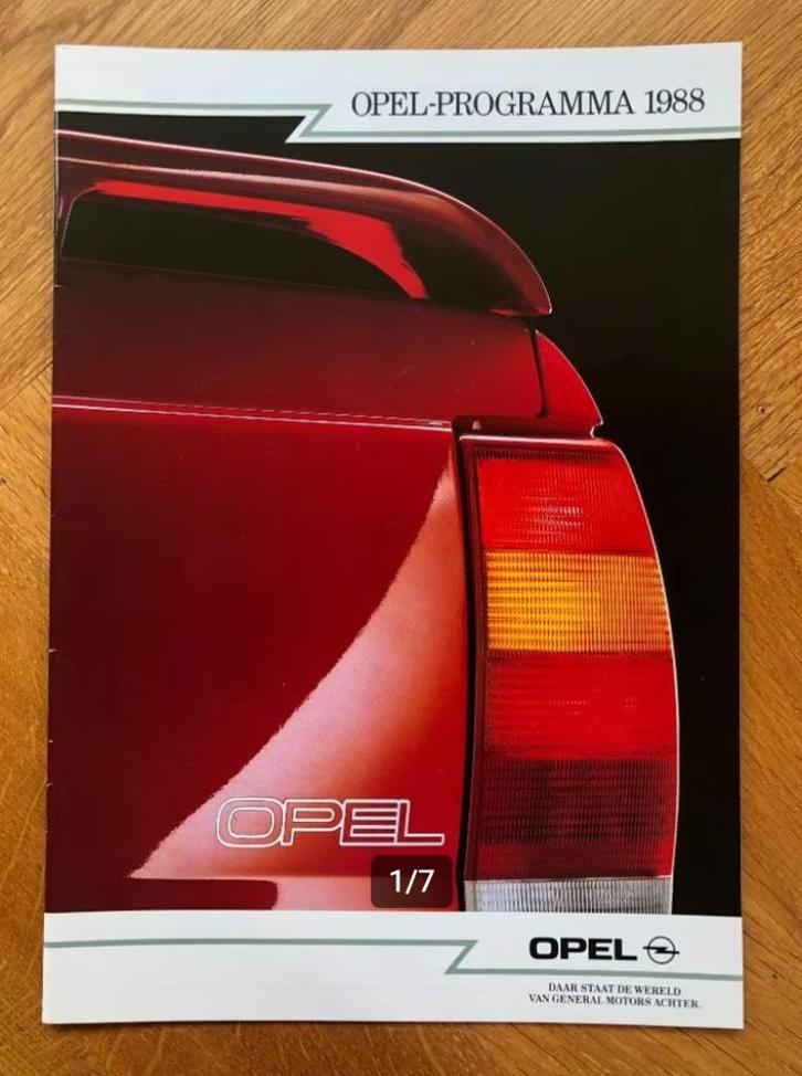 Opel Programma 1988 folder, Boeken, Auto's | Folders en Tijdschriften, Nieuw, Opel, Verzenden