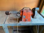 Creusen bankslijpmachine met polijstborstel, Ophalen, Gebruikt, Minder dan 700 watt, Werkbankslijpmachine