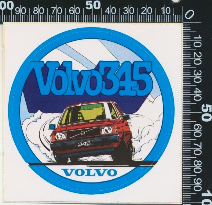 Sticker: Volvo - 345, Verzamelen, Stickers, Zo goed als nieuw, Auto of Motor, Ophalen of Verzenden